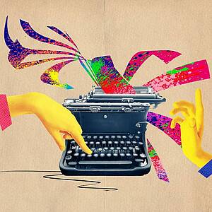 Grafik Schreibmaschine