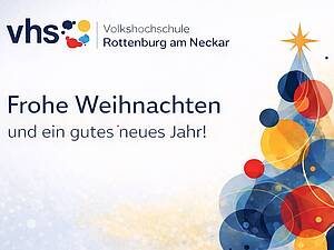 Weihnachtsgruß der vhs