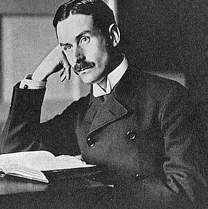Schwarzweiß Porträt von Thomas Mann