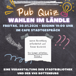 vhs-Plakat PubQuiz