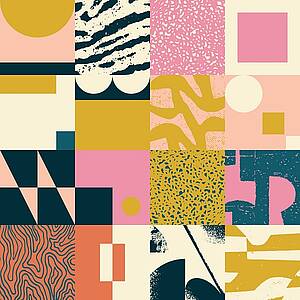 Buntes geometrisches Muster