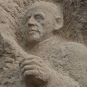 Foto der Eugen Bolz Skulptur von Ralf Ehmann