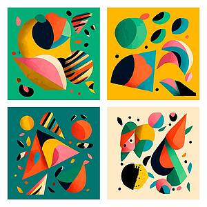 Abstraktes Kunstwerk